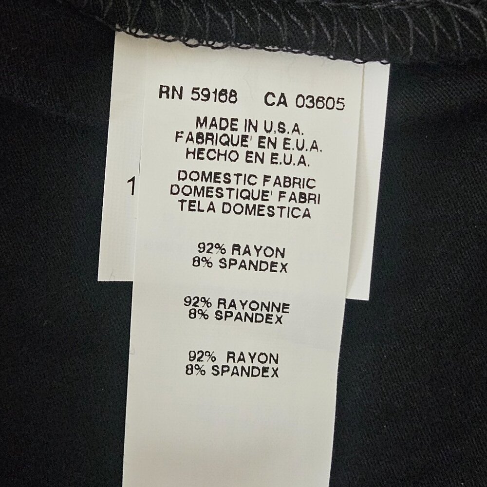 Karen Kane  Cascade Wrap dresses black sizes L for woman's New - Picture 6 of 7